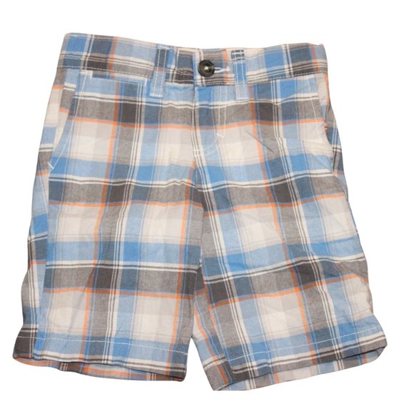 3/$20 🏷️ Old Navy Boys Plaid Shorts Size 4T - Picture 1 of 2